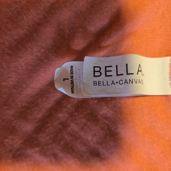 Bella Canvas Orange Graphic Tank Top - Picture 3 of 3